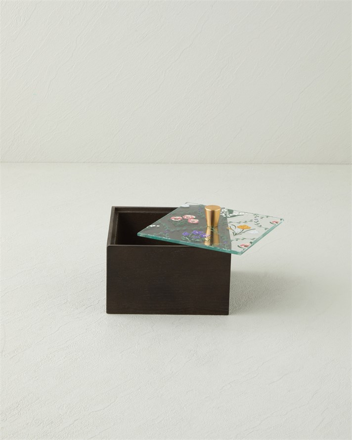 Kayle Mdf Dekoratif Kutu 14x10 cm Kahverengi