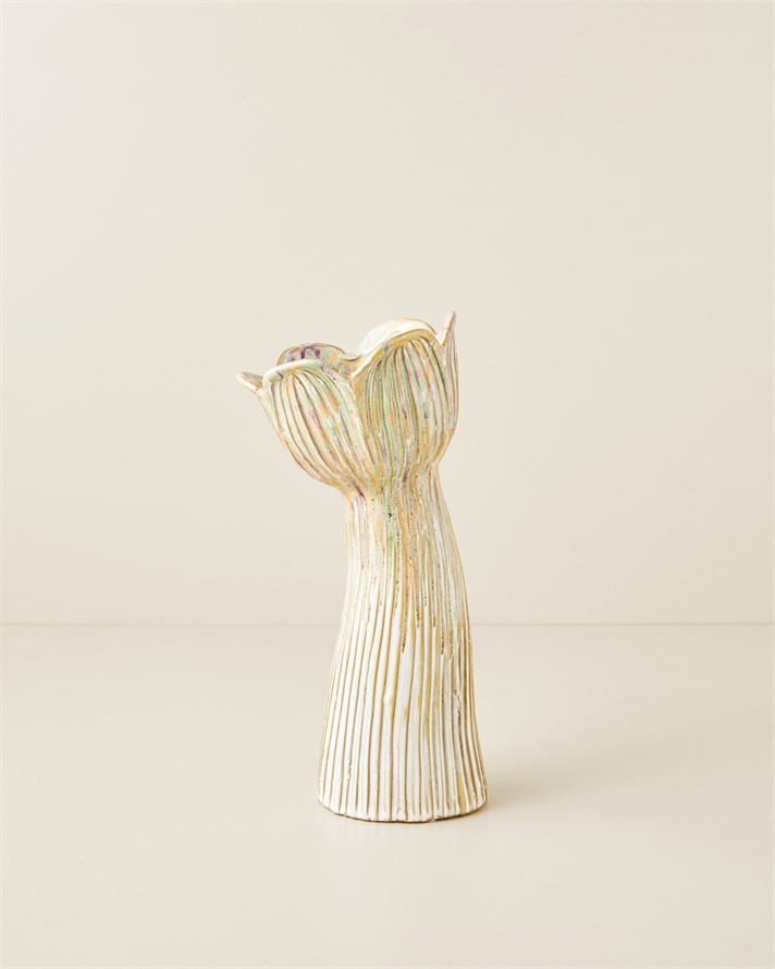 Kiara Stoneware Vazo 32 cm Multicolor