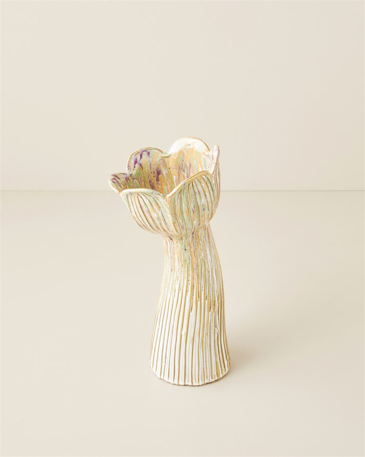 Kiara Stoneware Vazo 32 cm Multicolor