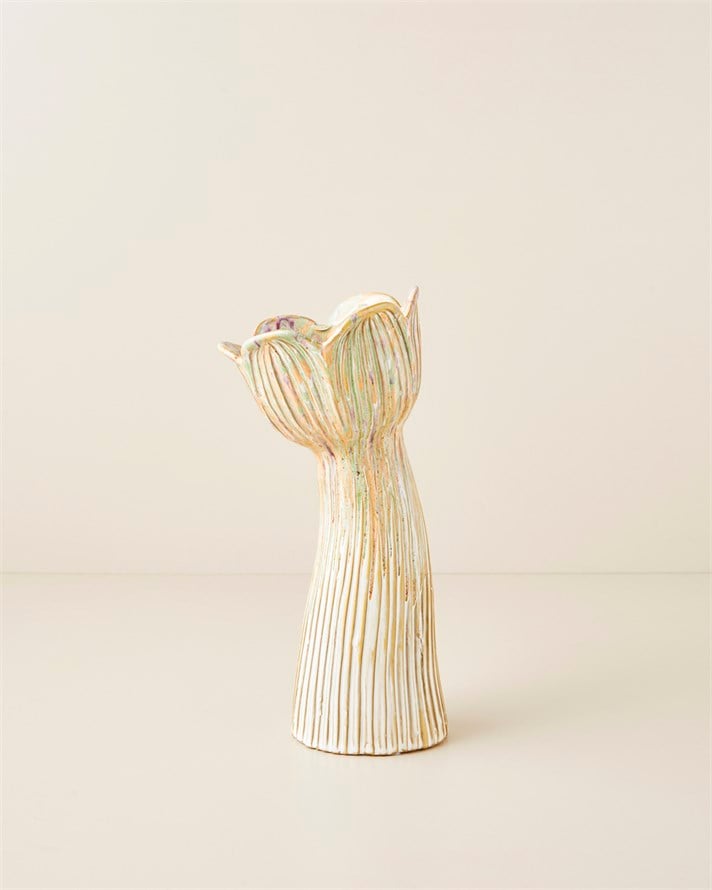 Kiara Stoneware Vazo 32 cm Multicolor
