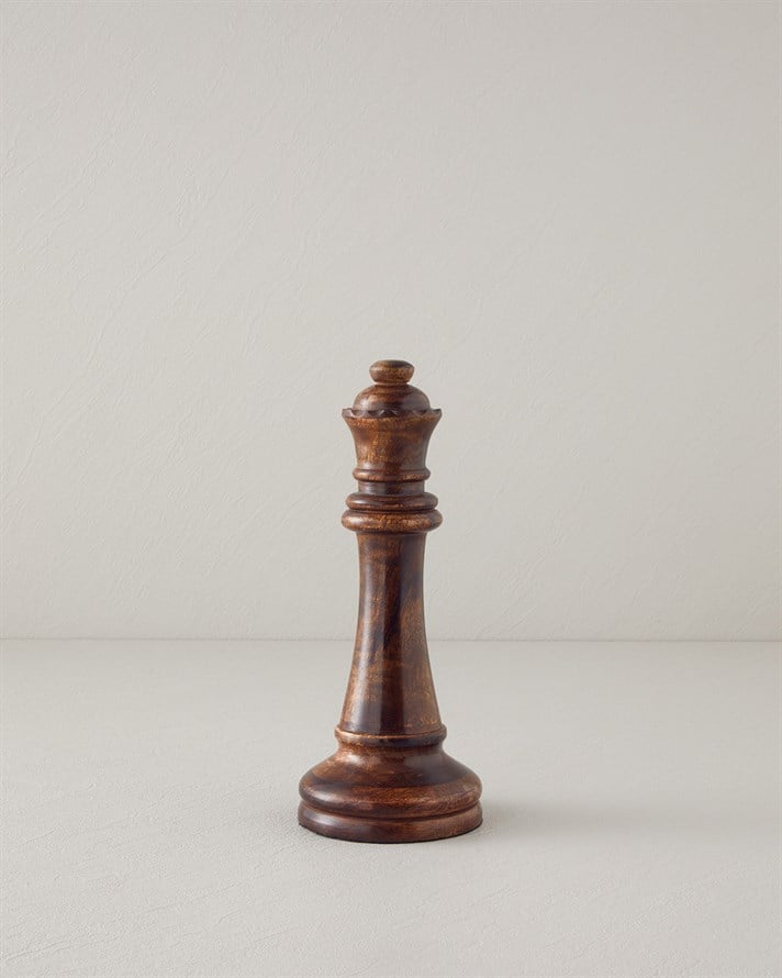 King Dekoratif Obje 27,5 cm Kahve