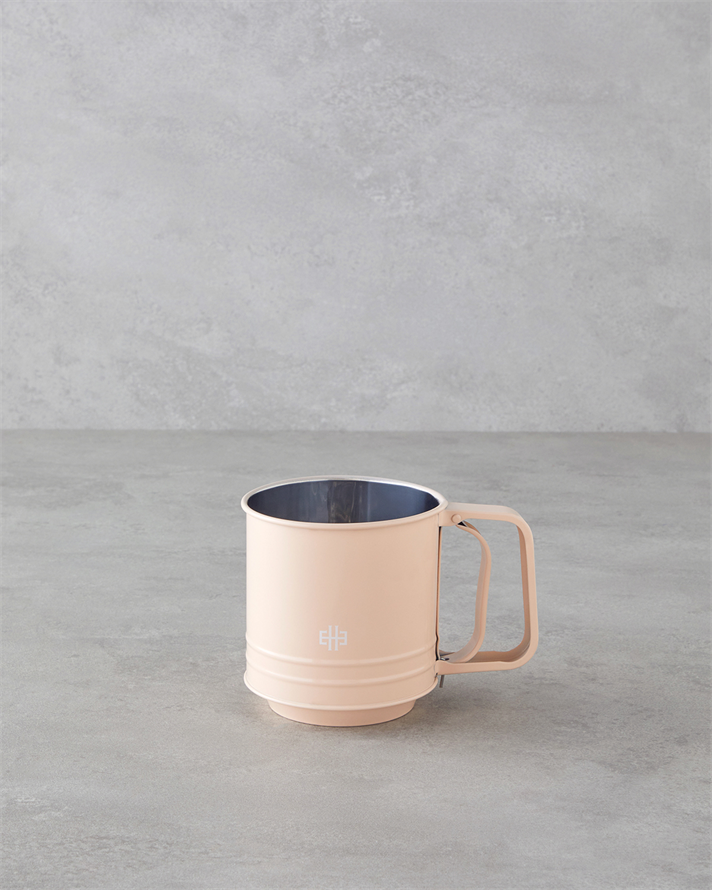 Kinsley Paslanmaz Çelik Un Eleği Mutfak Gereci 11 cm Açık Pembe