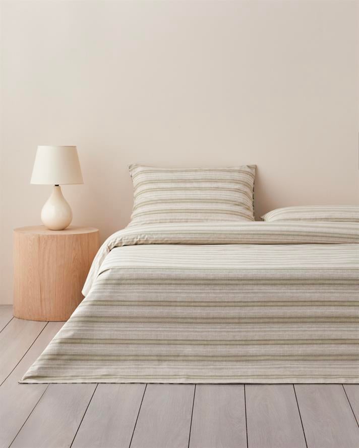 Knitline Pamuk Tek Kişilik Nevresim Takımı 160x220 cm Yeşil