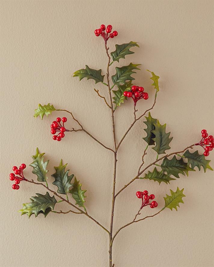 Kokina Tek Dal Yapay Çiçek Kırmızı