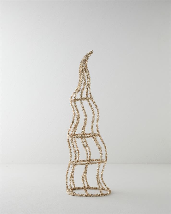 Koral Dekoratif Obje Gold