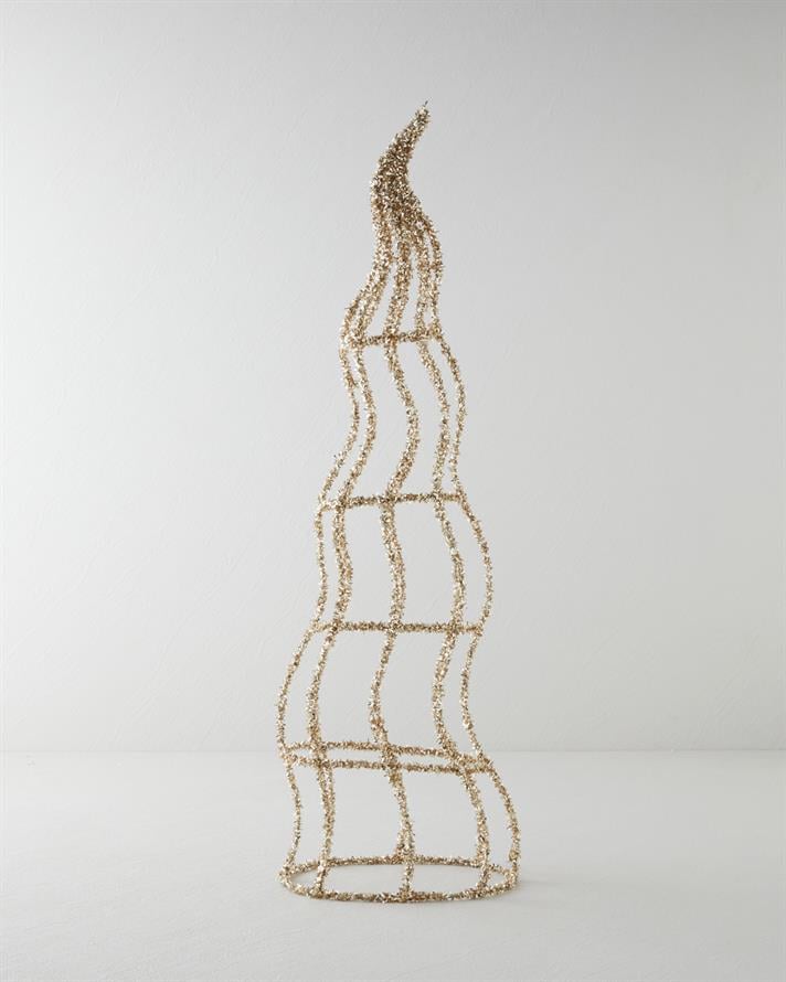 Koral Dekoratif Obje Gold