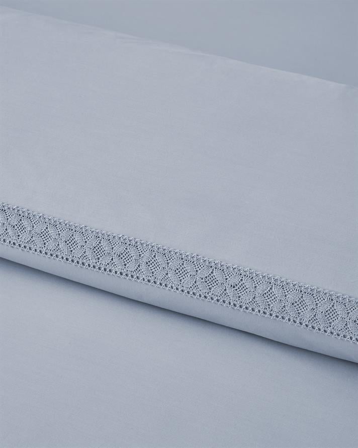 Lace Elegance Kopanakili Perkal Çift Kişilik Nevresim Takımı 200x220 cm Lila