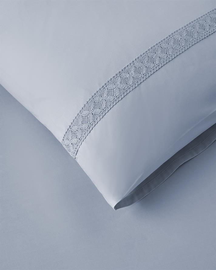 Lace Elegance Kopanakili Perkal King Size Nevresim Takımı 240x220 cm Lila