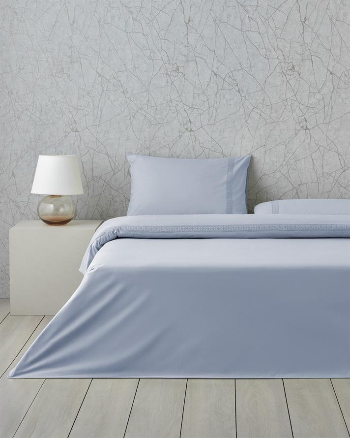 Lace Elegance Kopanakili Perkal King Size Nevresim Takımı 240x220 cm Lila