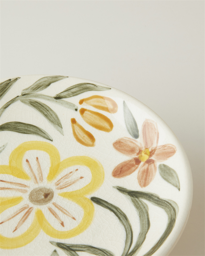 Lara Seramik Dekoratif Aksesuar 21x21x9 cm Multicolor