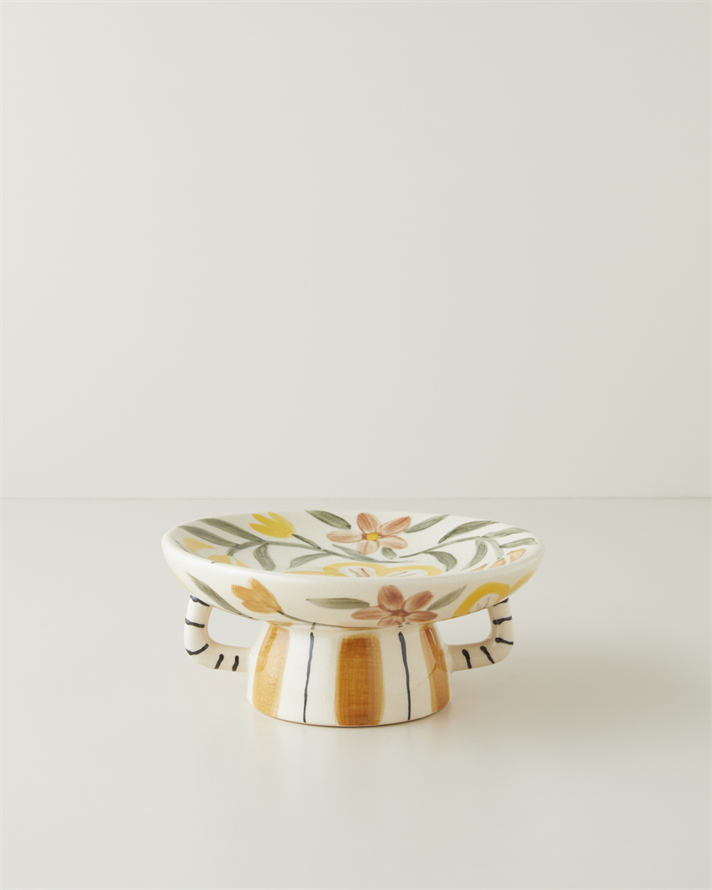 Lara Seramik Dekoratif Aksesuar 21x21x9 cm Multicolor