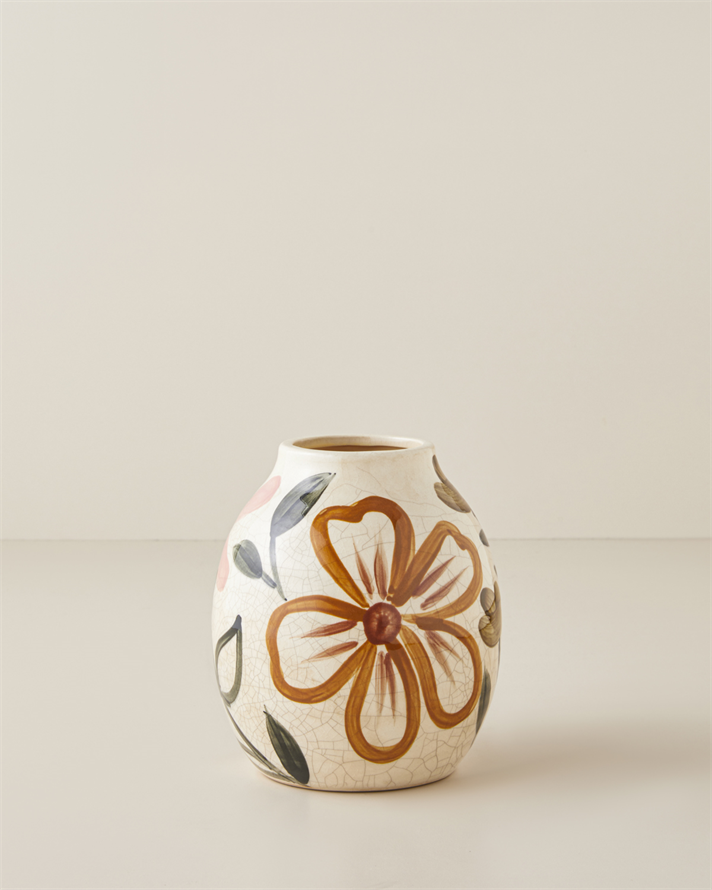 Laura Seramik Vazo Multicolor