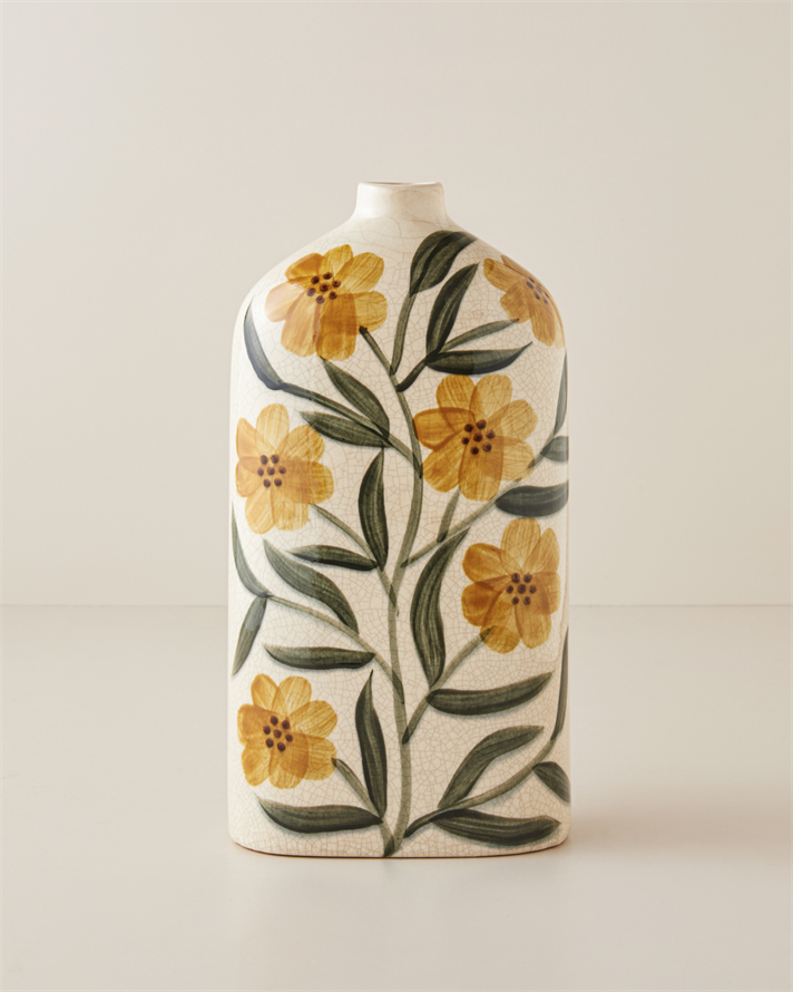 Laurel Seramik Vazo Multicolor