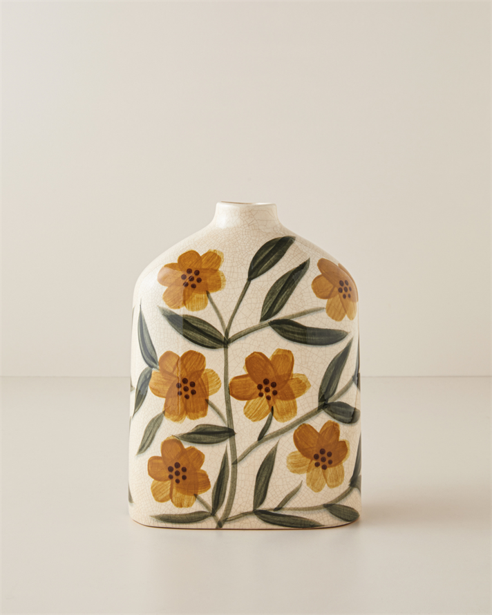 Laurel Seramik Vazo Multicolor