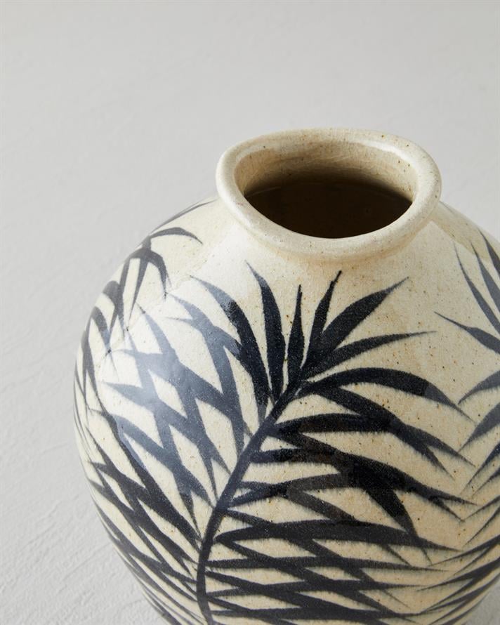 Lavina Vazo 21,5 cm Krem