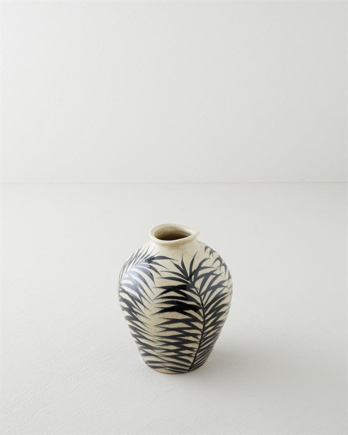 Lavina Vazo 21,5 cm Krem