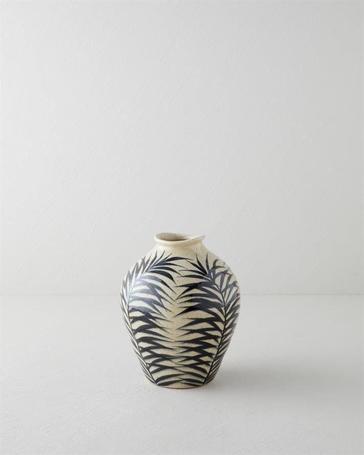 Lavina Vazo 21,5 cm Krem