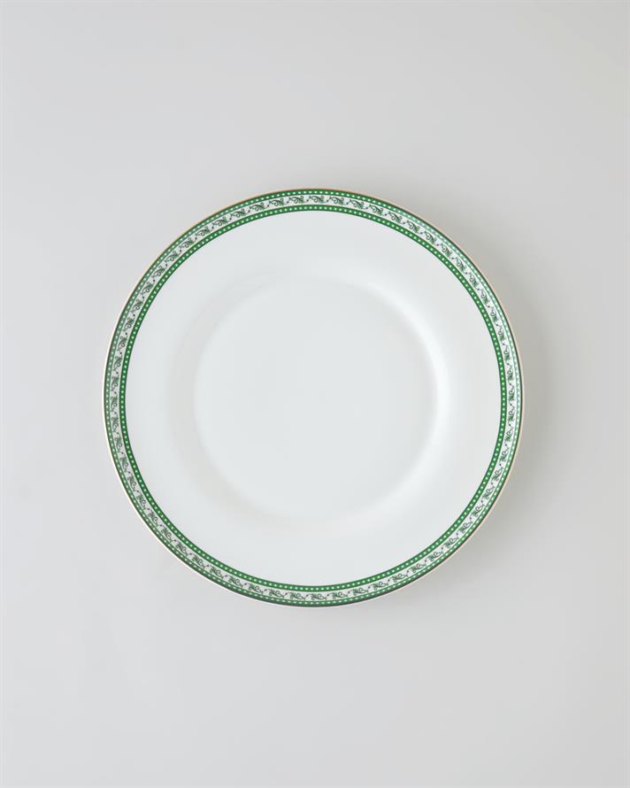 Layla Bone Porselen Yemek Takımı 24 Parça 6 Kişilik Yeşil