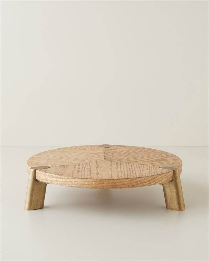 Layla Mdf Dekoratif Tepsi 30x8 cm Kahve
