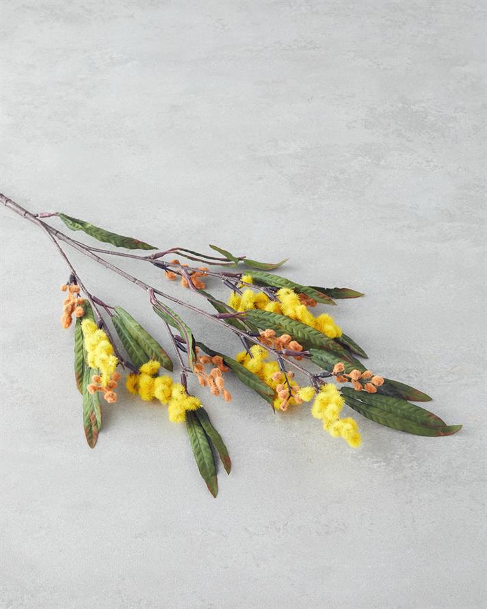 Lazio Tek Dal Yapay Çiçek 70 cm Sarı