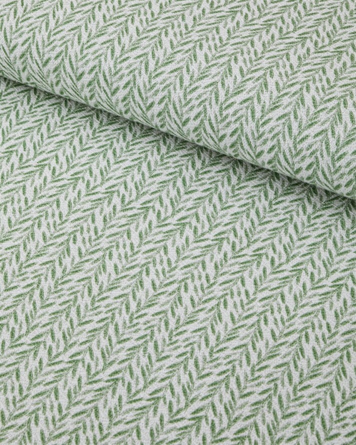 Leafline Baskılı Pamuklu Tek Kişilik Pike 150x220 cm Yeşil