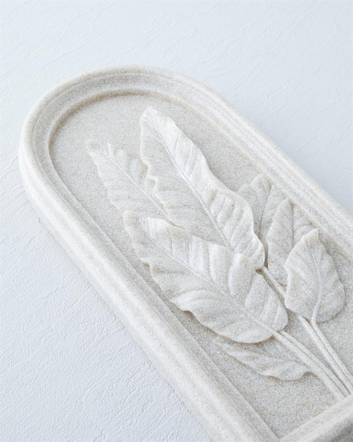 Leafs Duvar Aksesuarı 15x3x32,5 cm Bej