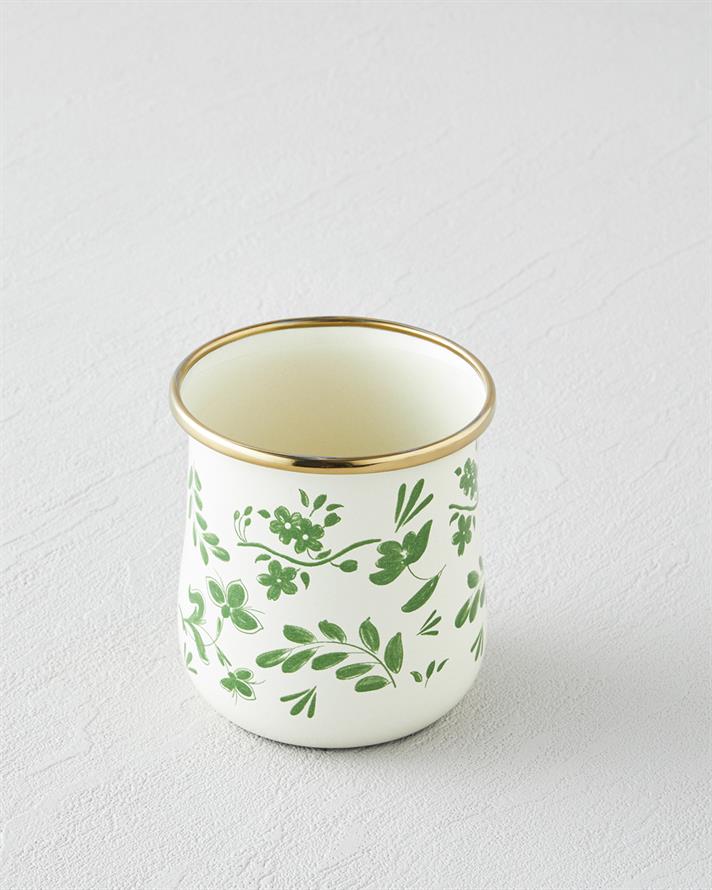 Leafscape Emaye Bardak 350 ml Yeşil