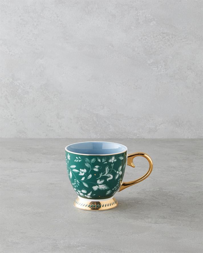 Leafscape New Bone China Kupa 460 ml Yeşil