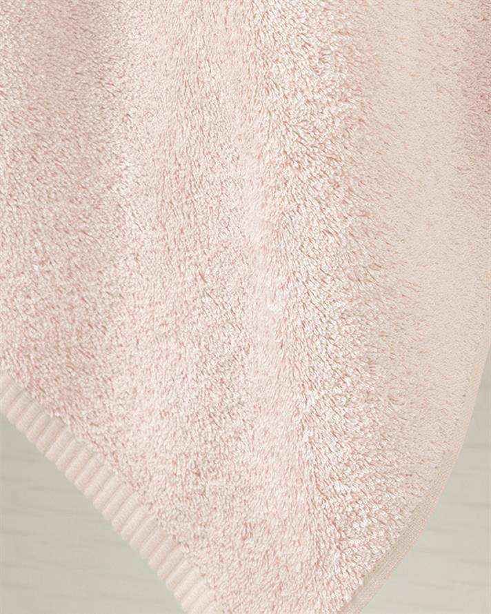 Leafy Bambu Banyo Havlusu Pudra Pembe
