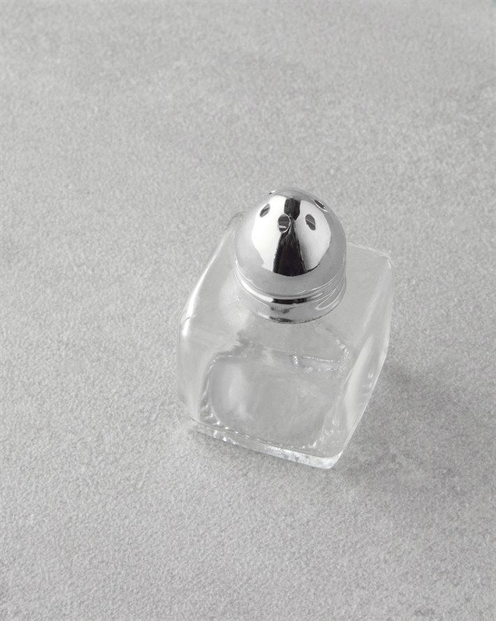 Lelia Cam 2li Tuzluk - Biberlik 4x5 cm Silver