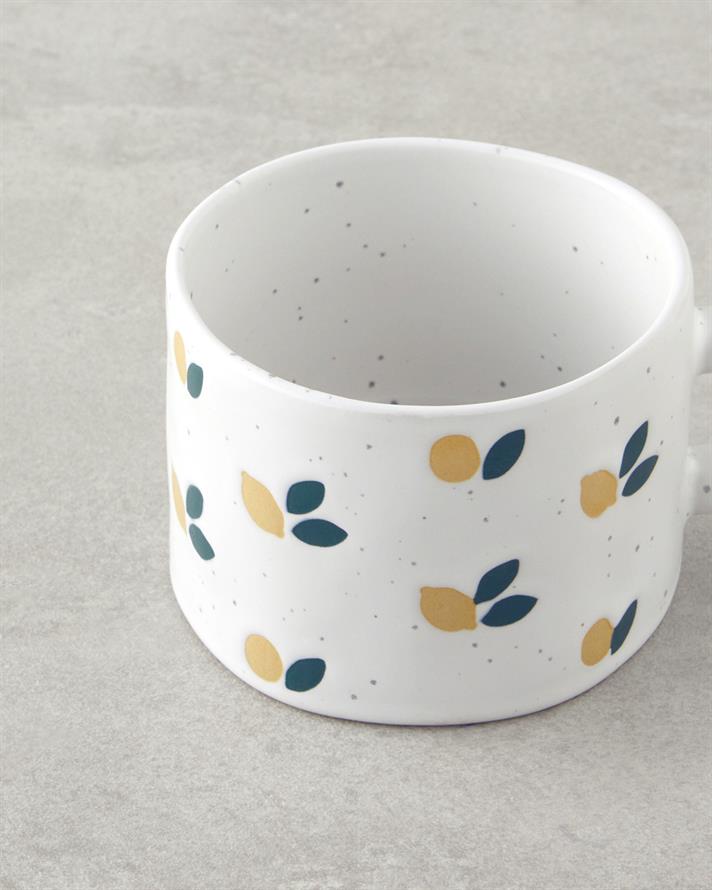 Lemon Garden Stoneware Kupa 320 ml Sarı