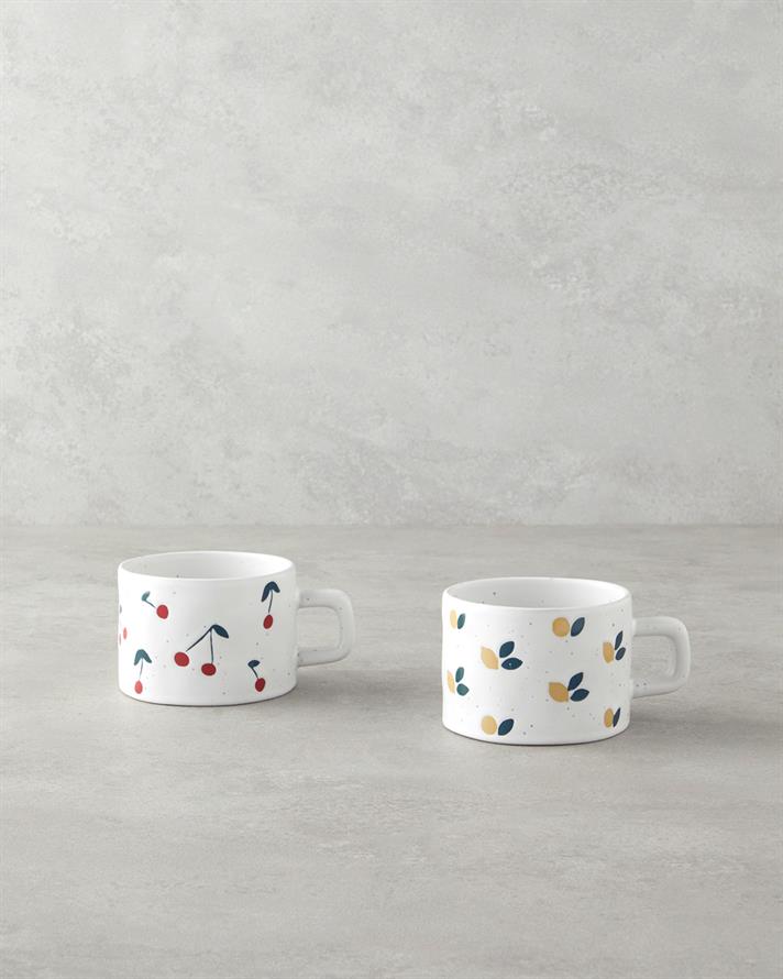 Lemon Garden Stoneware Kupa 280 ml Sarı