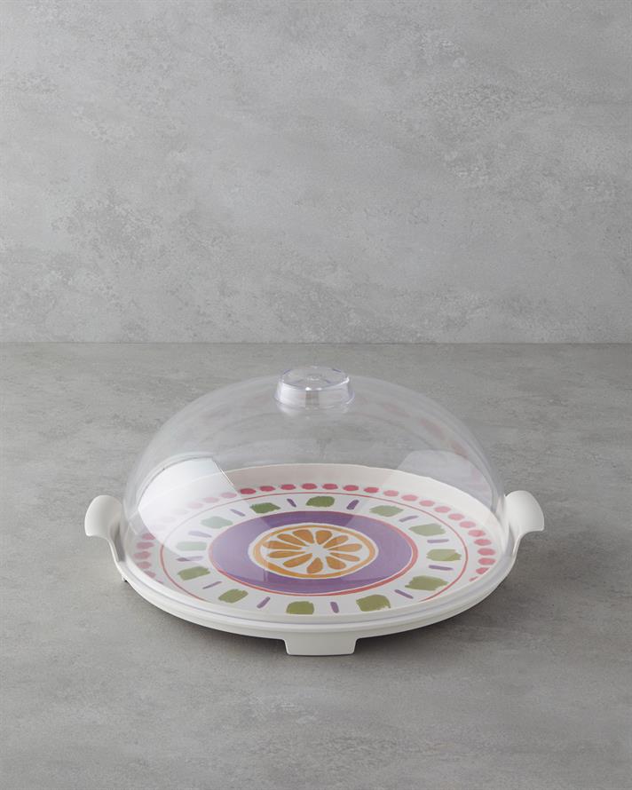 Lemon Melamin Kek Standı 30 cm Renkli