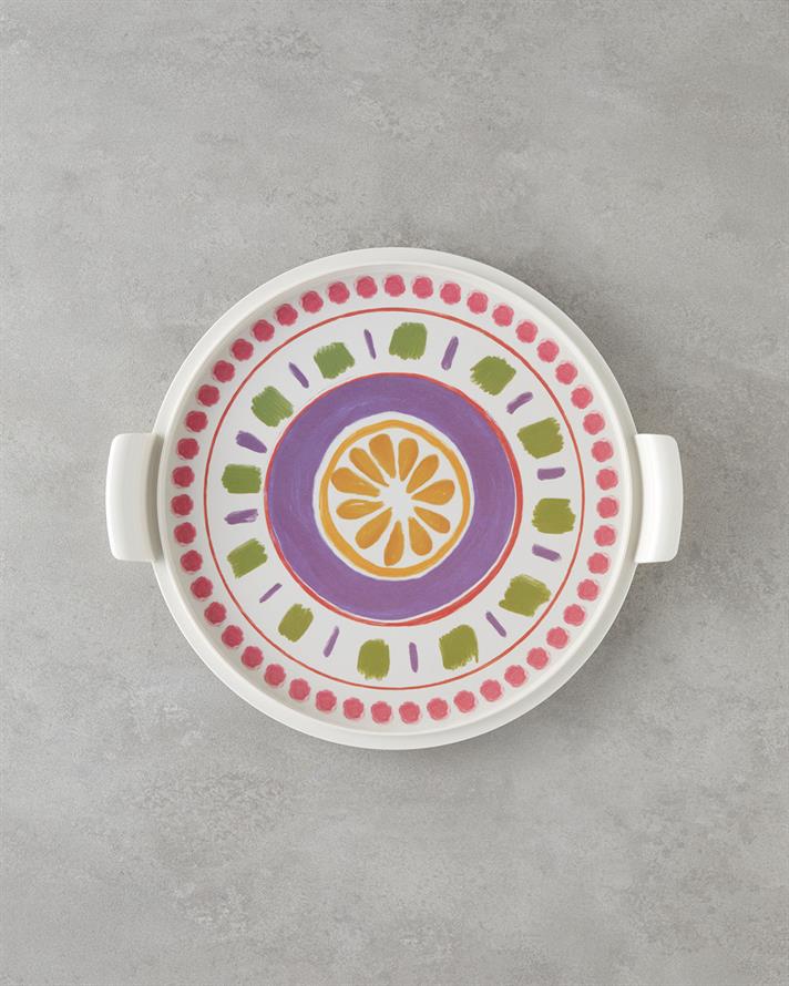 Lemon Melamin Kek Standı 30 cm Renkli