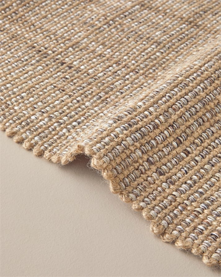 Leona Dekoratif Jüt Kilim 80x150 cm Natural