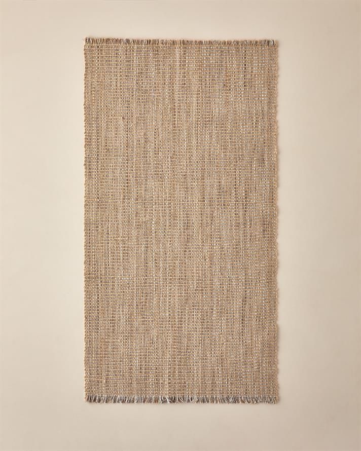 Leona Dekoratif Jüt Kilim Natural