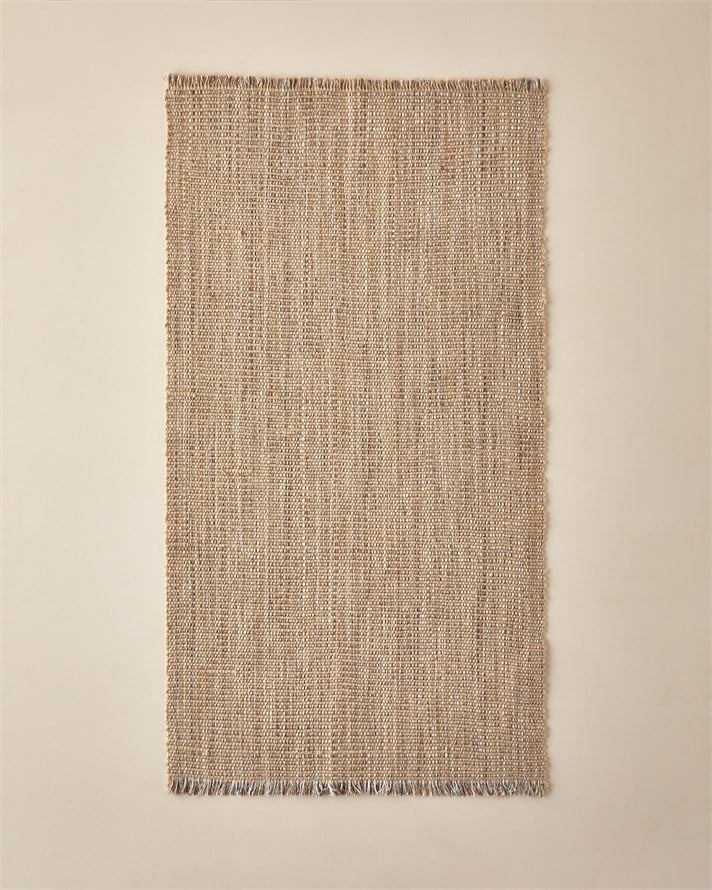 Leona Dekoratif Jüt Kilim 80x150 cm Natural