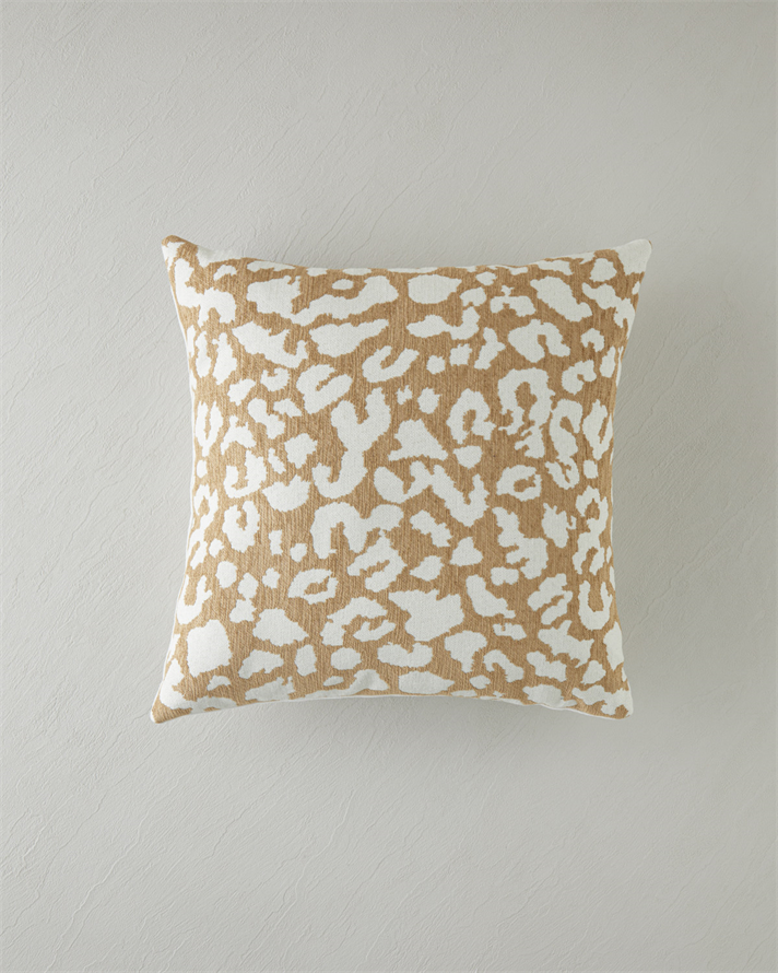 Leopura Dekoratif Kırlent 45x45 cm Bej