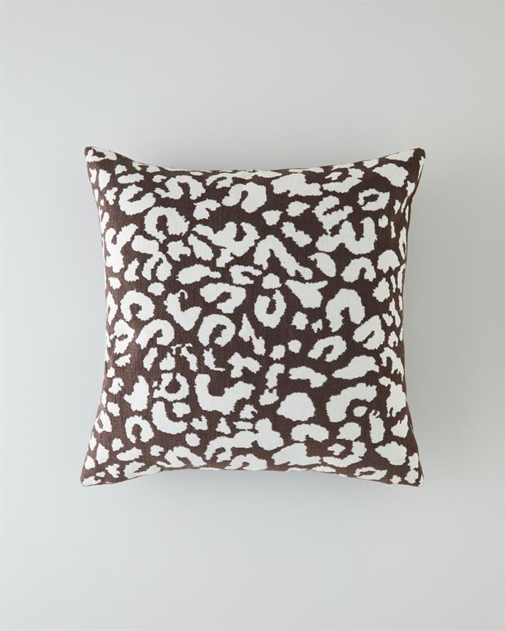 Leopura Dekoratif Kırlent 45x45 cm Kahve