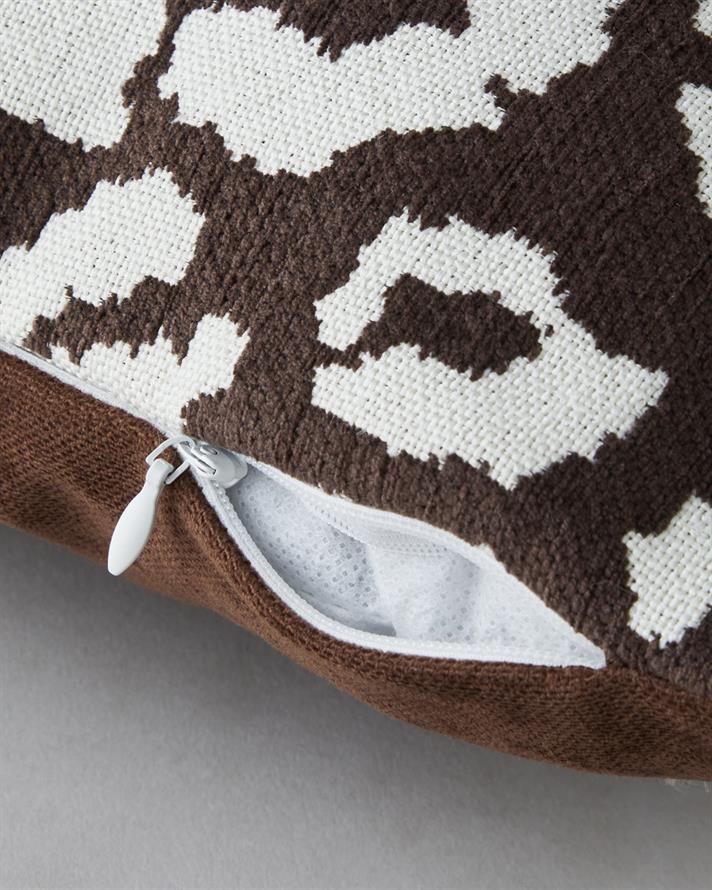 Leopura Dekoratif Kırlent 45x45 cm Kahve