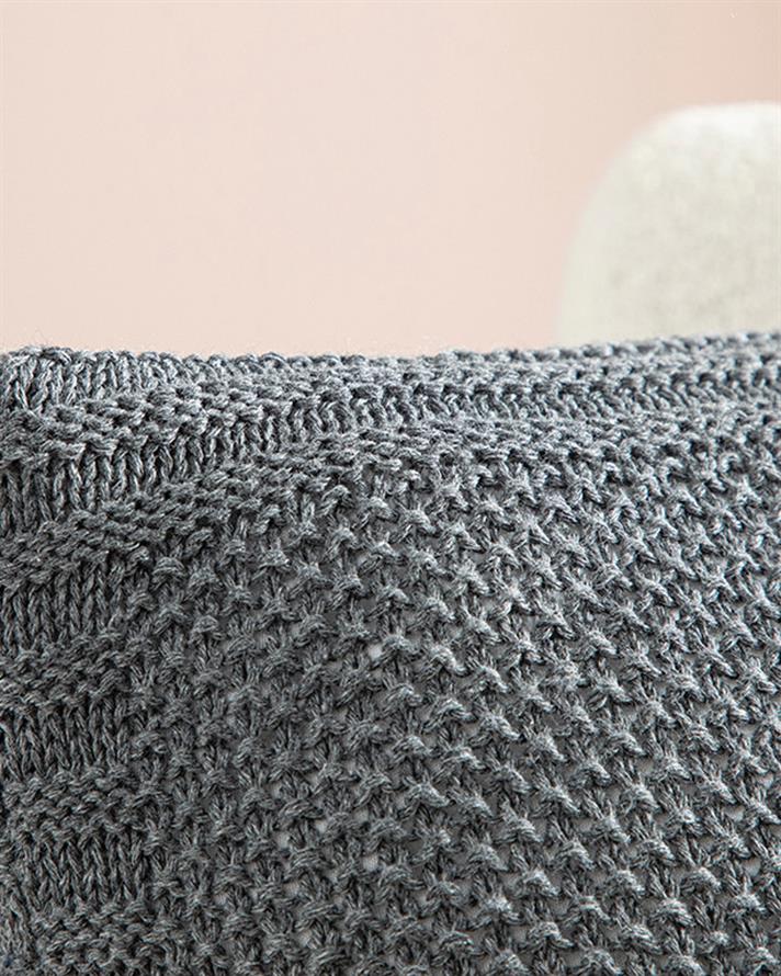 Lerca Triko Kırlent Kılıfı 40x40 cm Antrasit