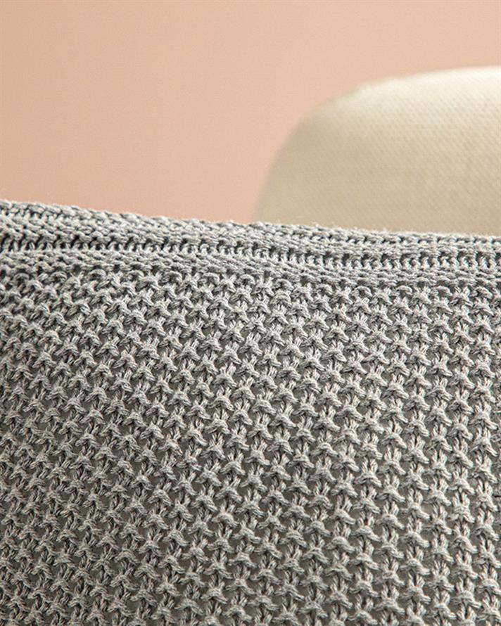 Lerca Triko Kırlent Kılıfı 40x40 cm Gri