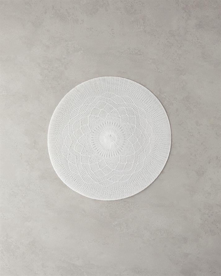 Leron Polyester 2li Amerikan Servis Beyaz