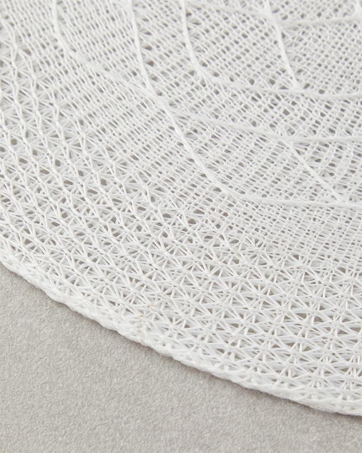 Leron Polyester 2li Amerikan Servis Beyaz