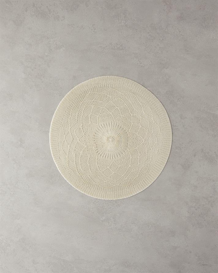 Leron Polyester 2li Amerikan Servis Krem