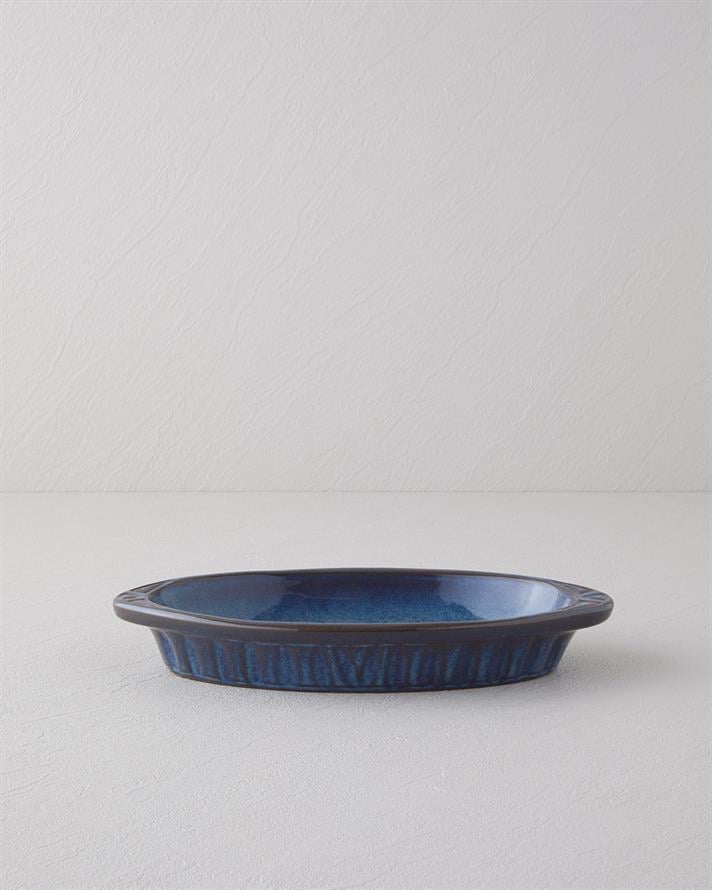 Lia Seramik Fırın Kabı Mavi