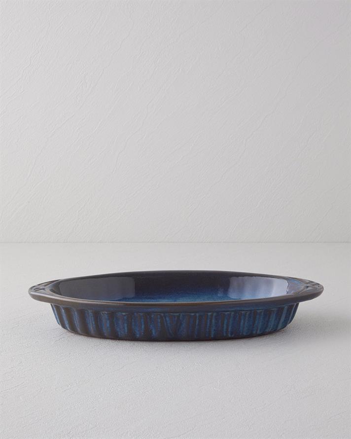 Lia Seramik Fırın Kabı Mavi