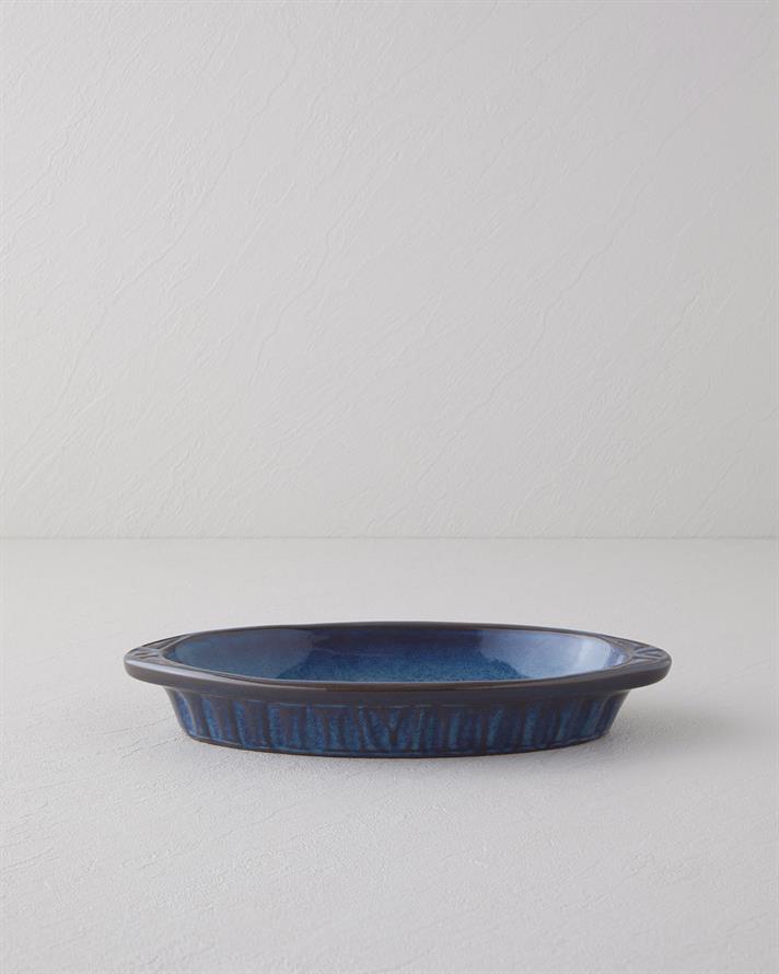 Lia Seramik Fırın Kabı Mavi