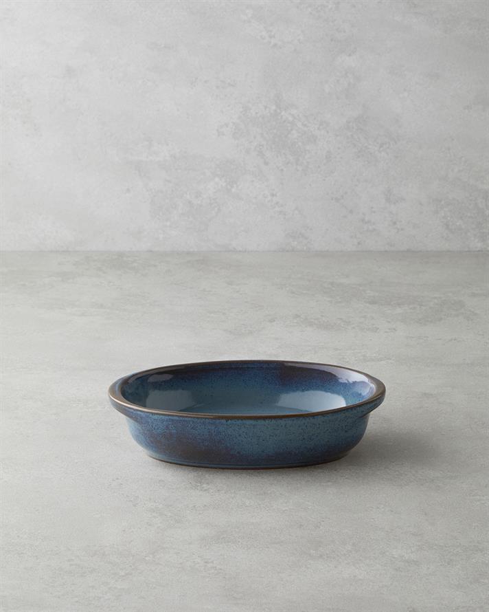 Lia Seramik Fırın Kabı Mavi