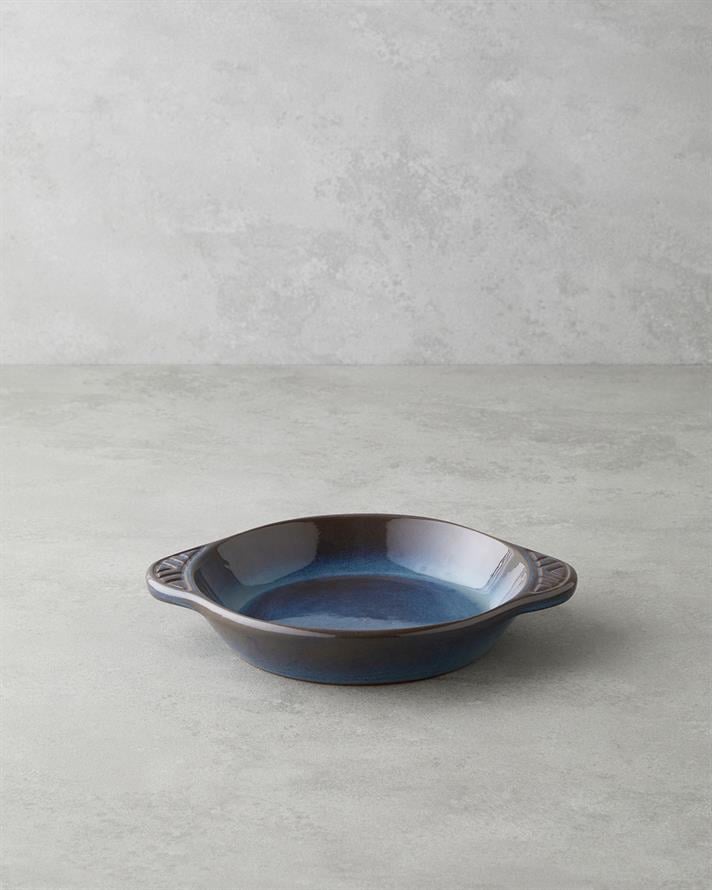 Lia Seramik Fırın Kabı Mavi